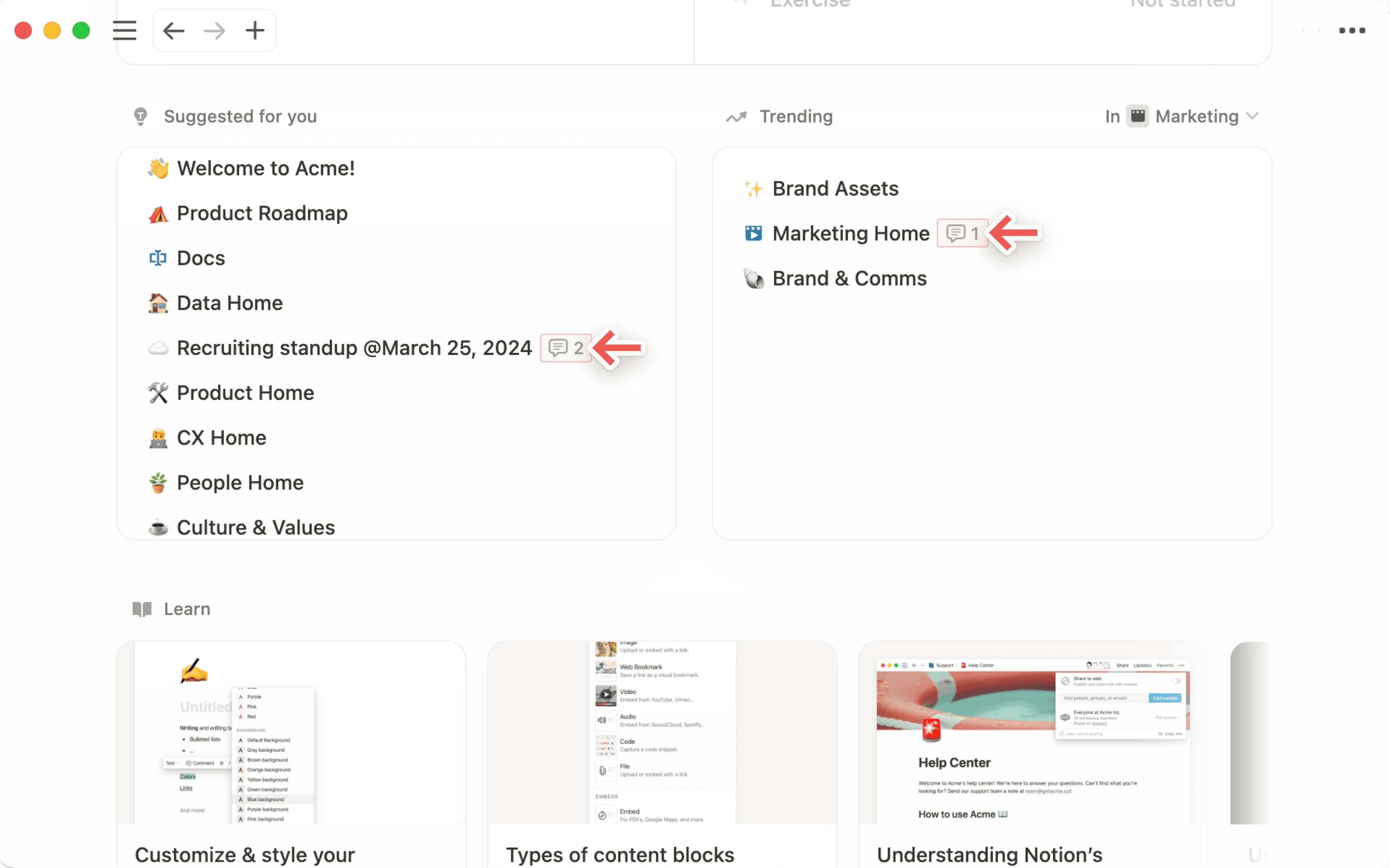留言 - 首頁中的資料庫留言