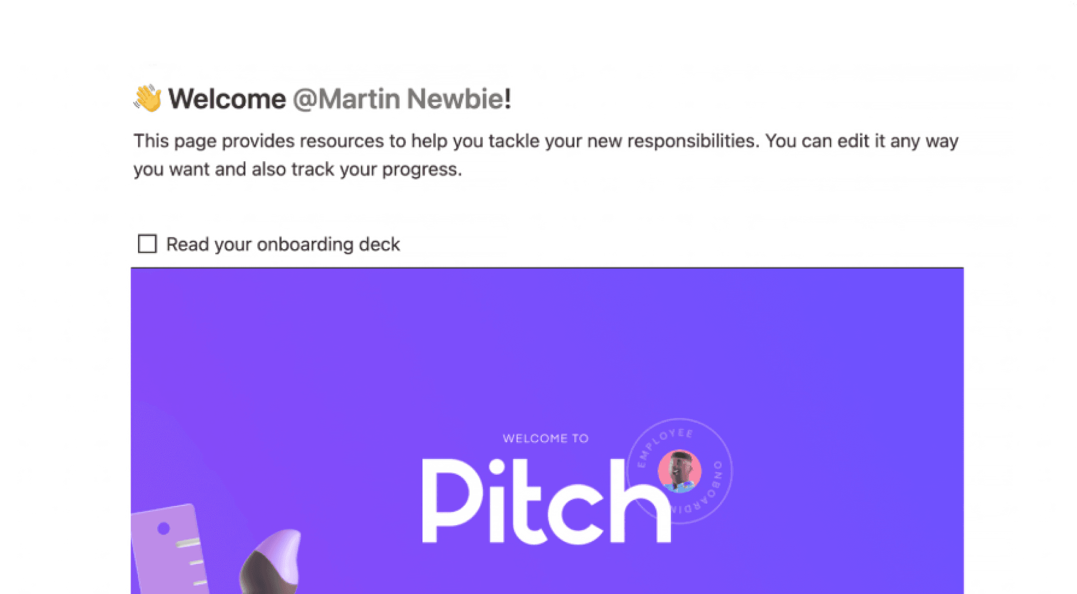 到職引導核對清單