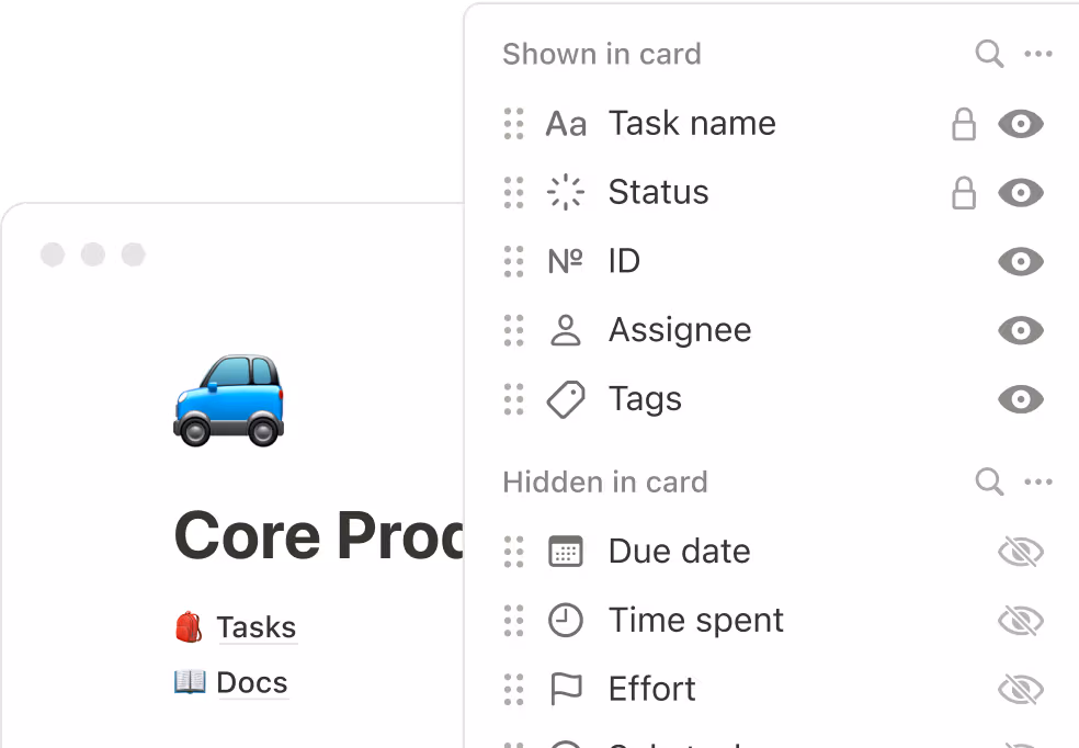 展示資料庫屬性