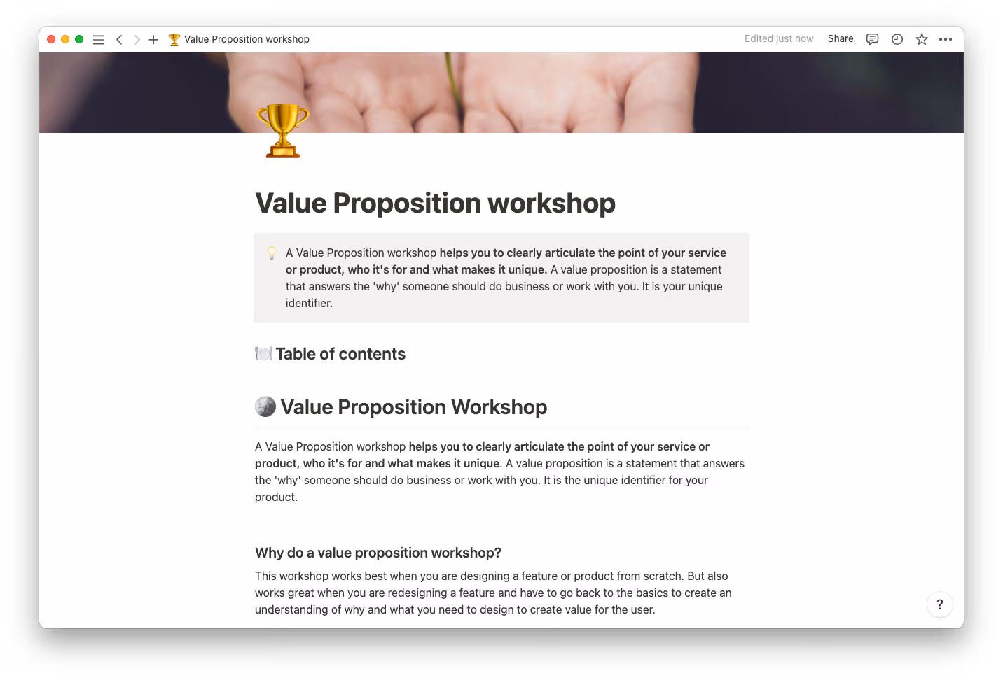 Value proposition template thumbnail