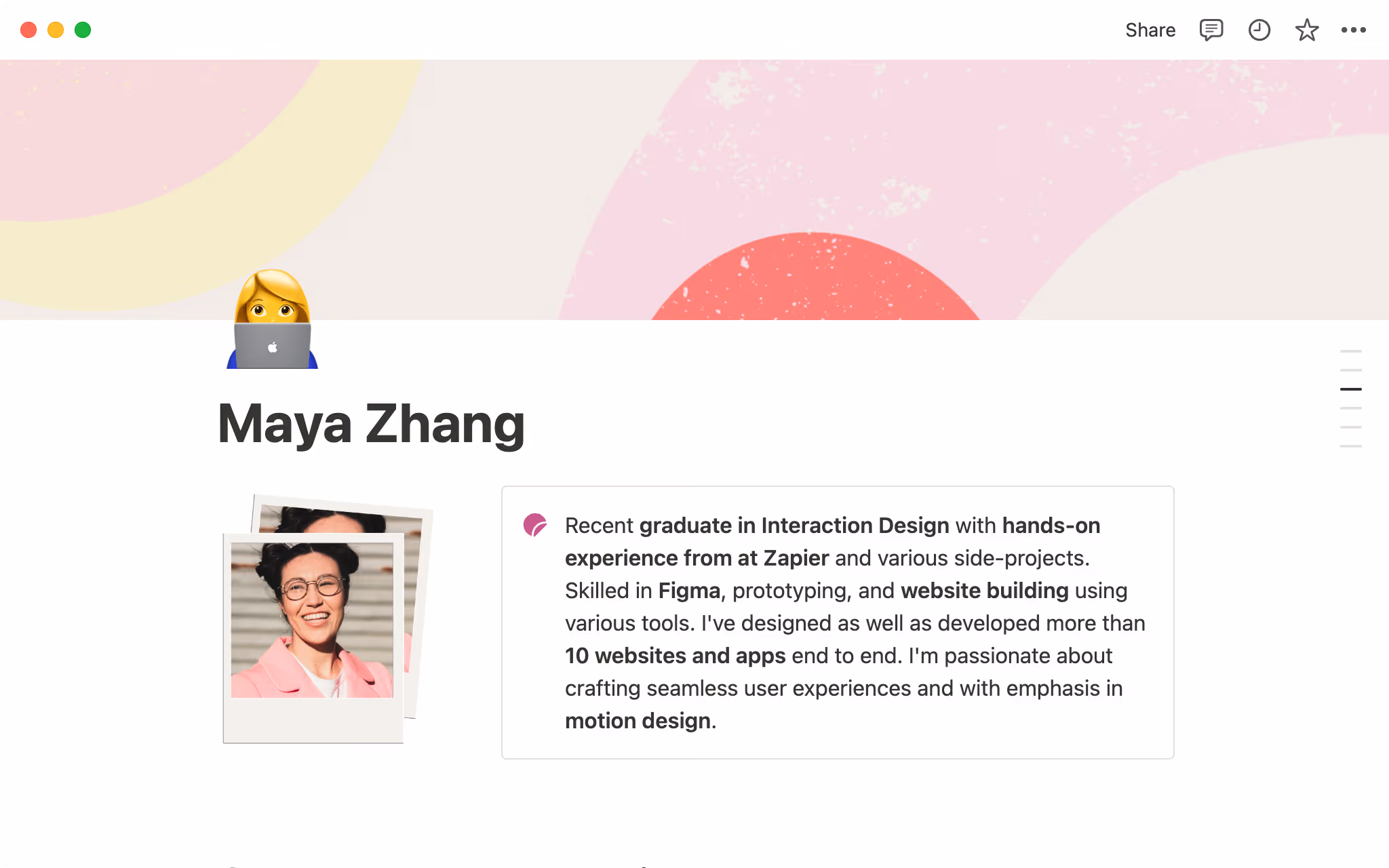 只要按幾下就可以發布任何內容。